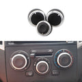 Heater Control Knob Abs And Aluminum Construction Cross-hatched Grip
