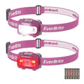2PACK LED Headlamp Headlight Torch Work Light Bar Head Band 5