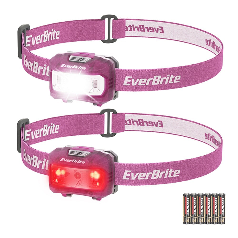 2PACK LED Headlamp Headlight Torch Work Light Bar Head Band 5