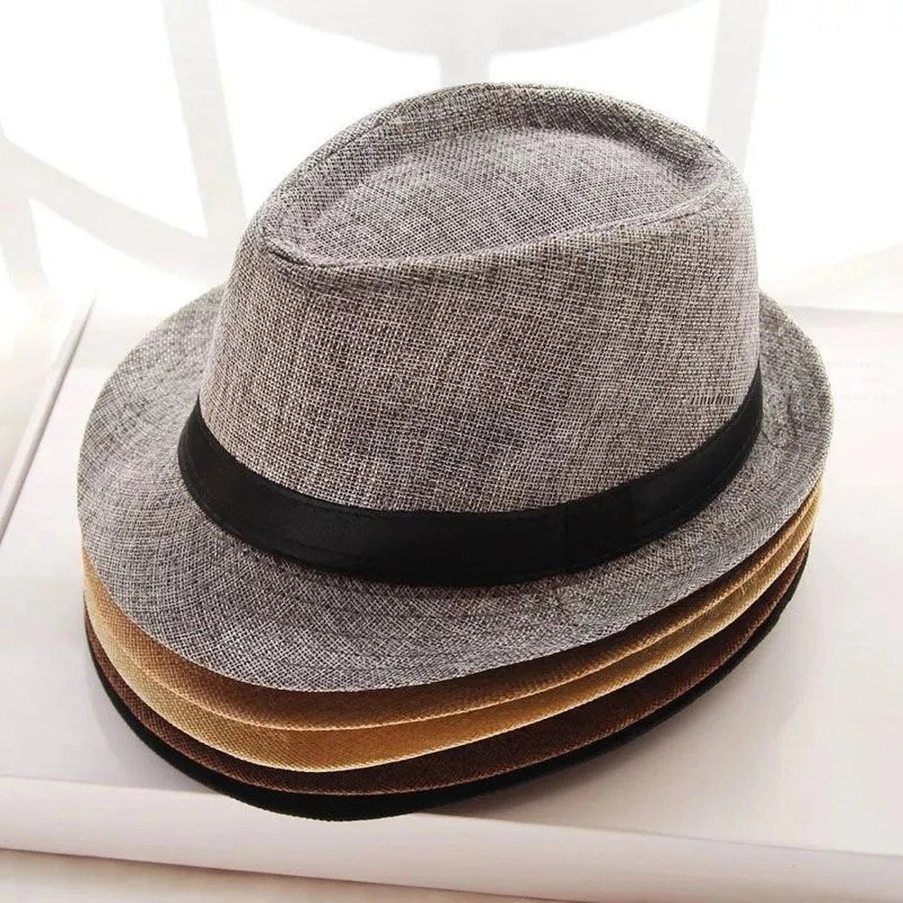 For Jazz Themed Straw Sun Hat - Unisex Breathable Wide Brim Hat For