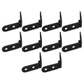 For Folding Hinge Rounded Corner 180 Degree Black Iron For Home