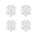 Silicone Crystal Epoxy Resin Mold Snowflake Pendant Diy Craft