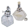 Glass Alcohol Lamp Set With 1/2" Wick & 3/16" Wick Laboratory Spirit