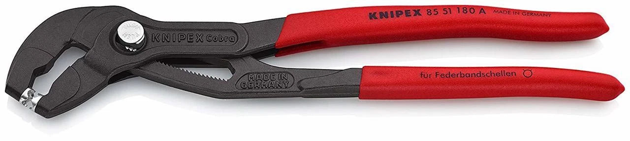 Knipex 85 51 180 A Spring Hose Clamp Pliers 180 Mm