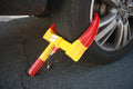 Max 19" Tire Wheel Lock Clamp Boot Tire Claw Trailer Car Truck Anti-Theft Towing