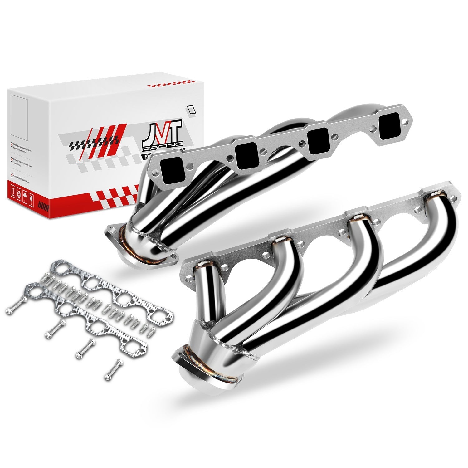 Fit 79-93 Ford Mustang 5.0L V8 3/8" 4-1 Shorty Header Exhaust Manifold