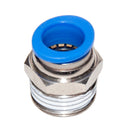 Tube Fitting Male Connector Push In 1/2 Tube x 1/2 NPT 5pcs by Unbranded