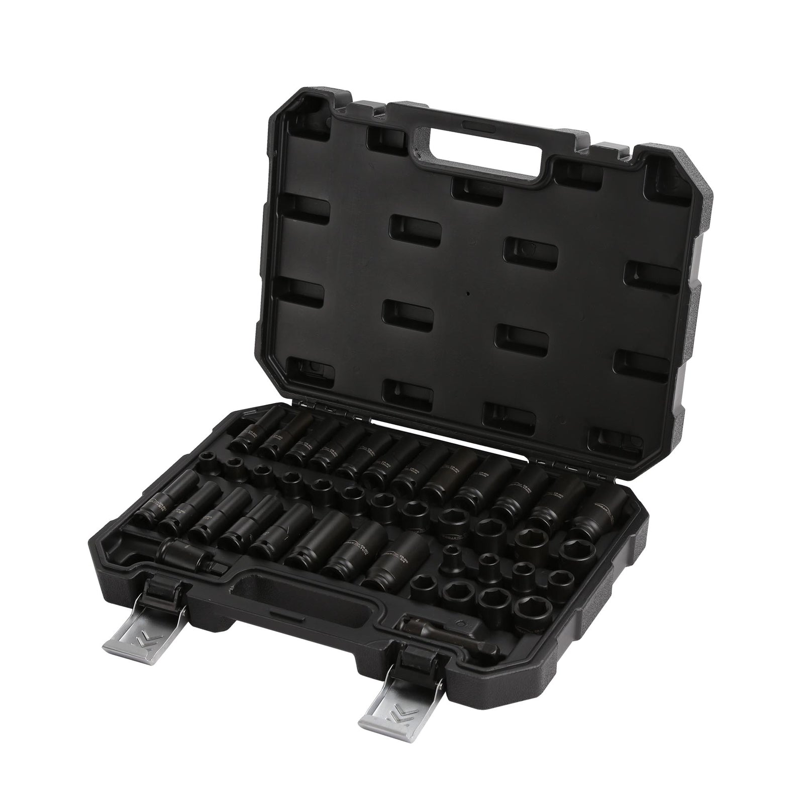 3/8" Dr 6 Point Sae & Metric Standard & Deep Impact Socket Tool Set