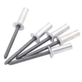 100xaluminum Closed End Countersunk Blind Rivets 3/16" M4.8 Diameter