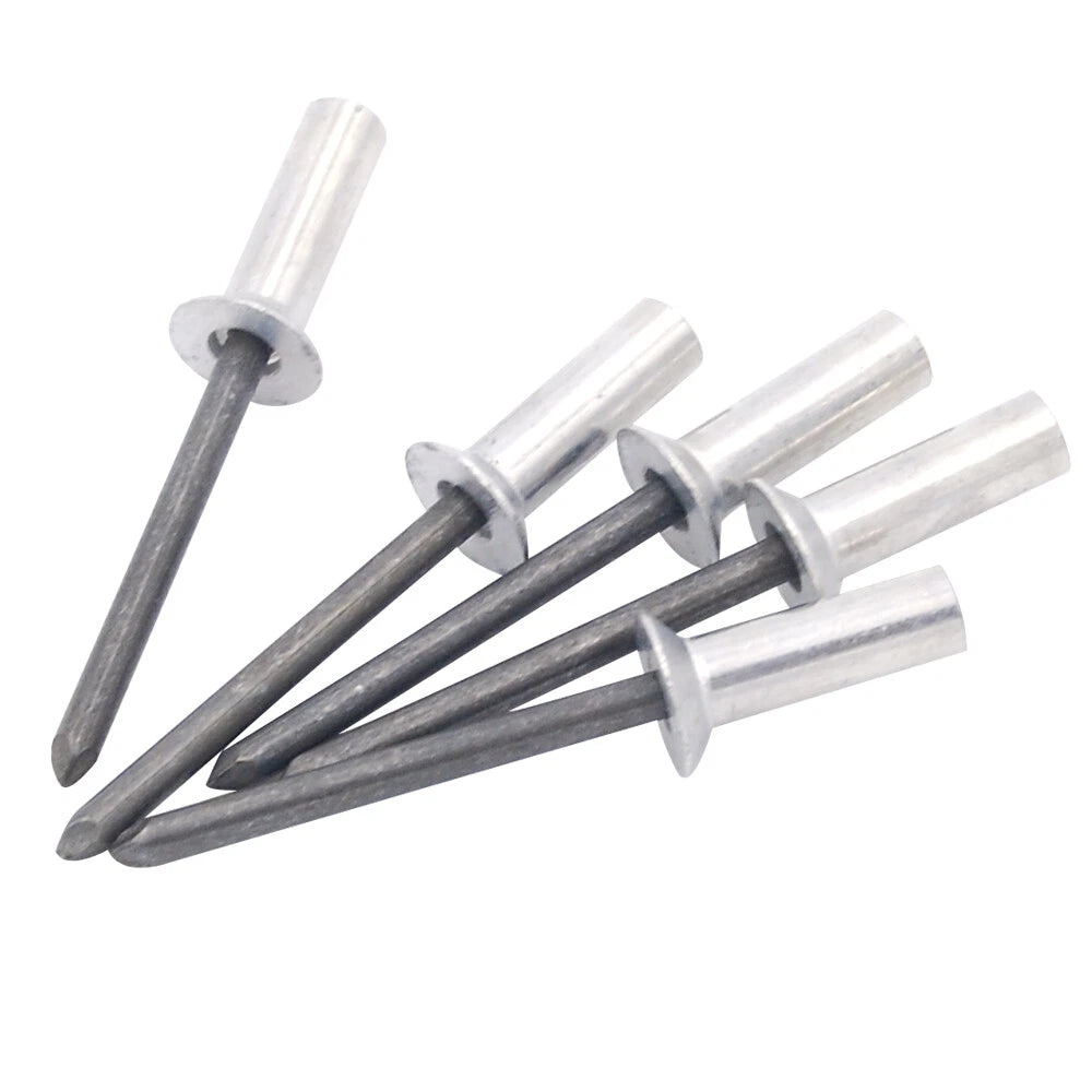100xaluminum Closed End Countersunk Blind Rivets 3/16" M4.8 Diameter