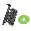 Desktop Expansion Card 20 Gbps Bandwidth 5 Ports( 2*usba 3*usbc) For