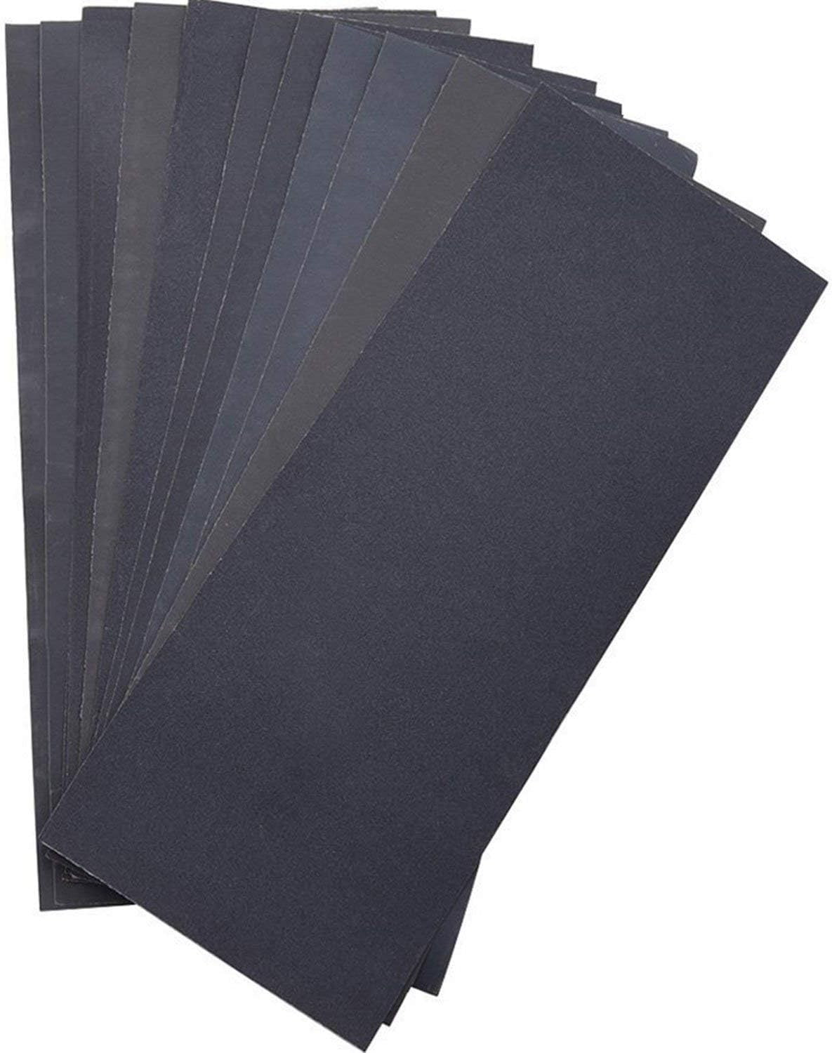 48pc Silicon Carbide Sanding Sheets 9" x 3.6"