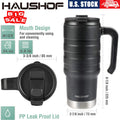 HAUSHOF 24 oz Travel Mug Stainless Double Wall Vacuum Insulated