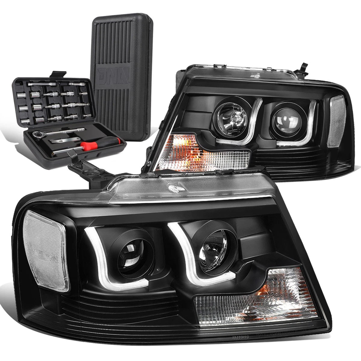 For 2004-2008 Ford F150/mark Lt Black/clear Led Bar | Built Supply Co