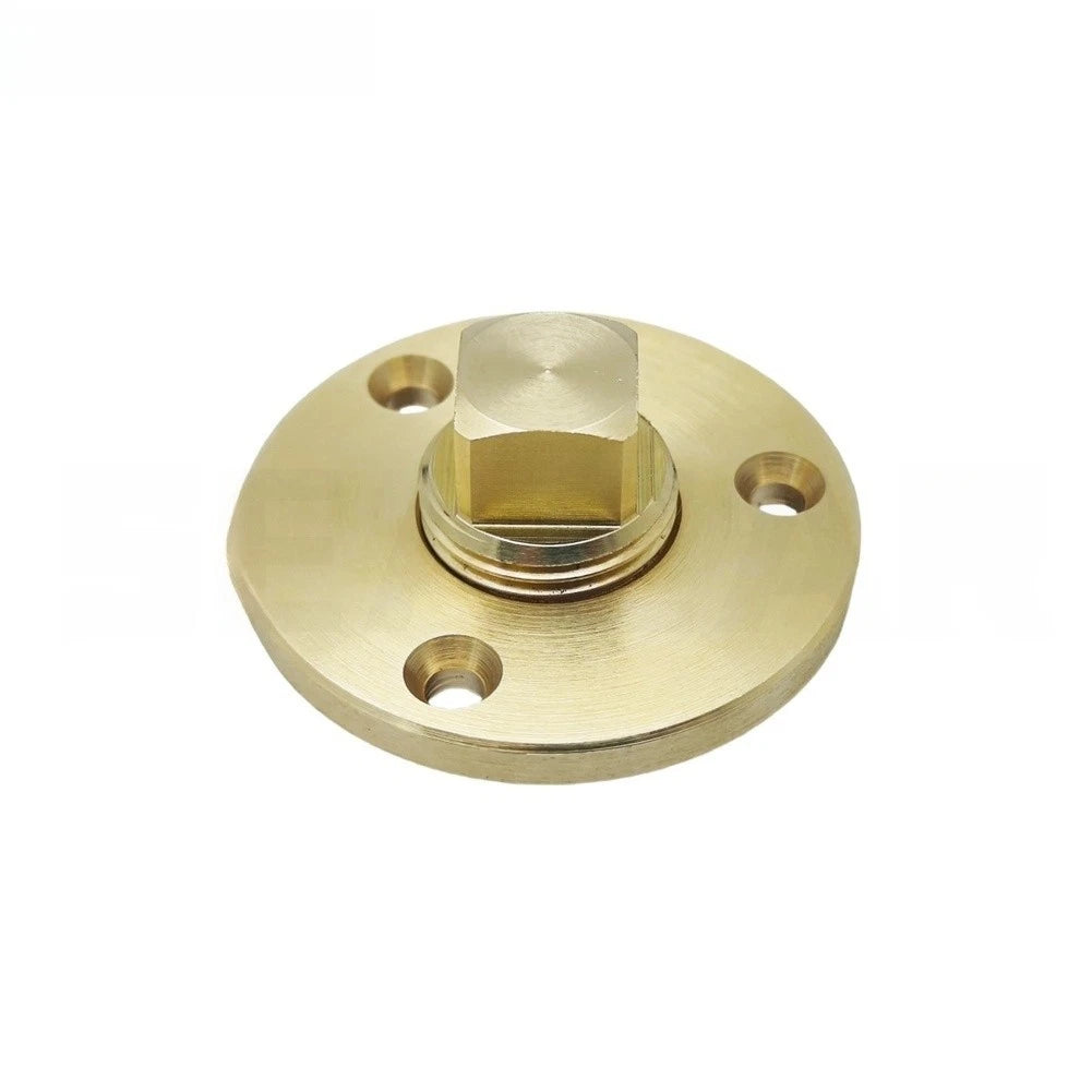 Brass Drain Stopper 1 Inch For Boat Yacht Marine Hardware Threaded Fit