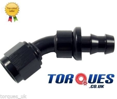 An -8 (-8jic An8 8an) 30 Degree Push-on Socketless Hose Fitting in