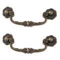 Chinese Antique Style Cabinet Handles 86mm Hole Distance Drawer Pulls