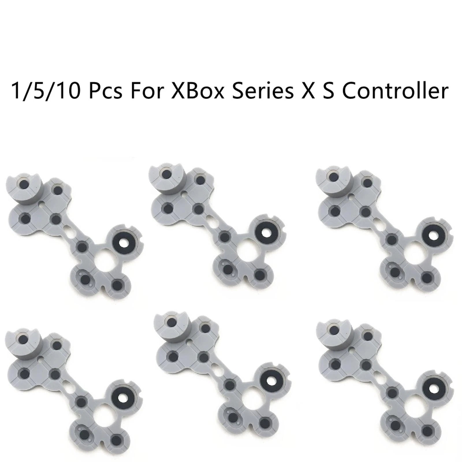 1/5/10pack Conductive Rubber Buttons Contact Pads For Xbox Series X S