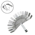 1 Set 16 For Blades Feeler Gauge 0.127to 0.508mm Stainless Steel Gap