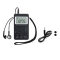 New Portable Am/fm Pocket Radio Mini Walkman Digital Lcd Screen With
