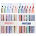 6 Colors Soft Head Highlighter Fluo Marker Pen 4mm Nib School Office