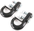 Lot TWO Universal Recovery Tow Hooks 10000lbs for Jeep Ford Dodge Chevy GMC