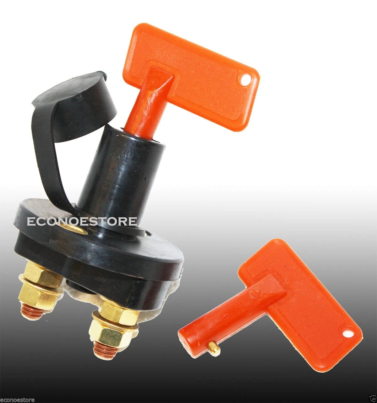 Lot Two Battery Disconnect Kill Cut Off Cutoff Switch Car Truck Brass