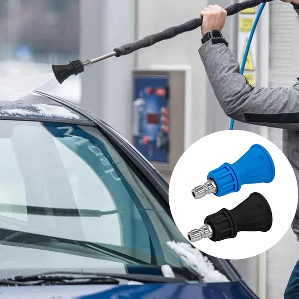 Pressure Washer Nozzle Set Stainless Steel With Protective Rubber