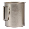 Titanium Travel Cup Pure Ti Foldable Handle 300ml 450ml Lightweight