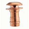 Copper Pre-Soldered Pipe Cowl 15mm