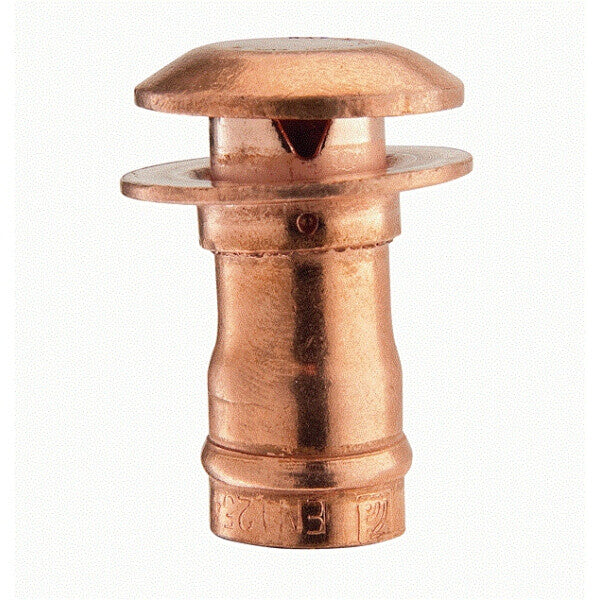 Copper Pre-Soldered Pipe Cowl 15mm