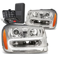 For 2002-2009 Chevy Trailblazer Chrome Amber Signal | Built Supply Co