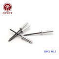 M3.2 Aluminum Countersunk Head Closed End Blind Rivet Sealed Blind