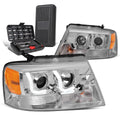 For 2004-2008 Ford F-150 Chrome/amber Led Drl Bar | Built Supply Co