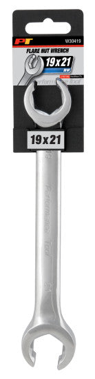 Performance Tool 19mm x 21mm Flare Nut Wrench by Performance Tool