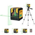 PREXISO Laser Level W/26 in Tripod 65Ft Self Leveling Cross Line Laser