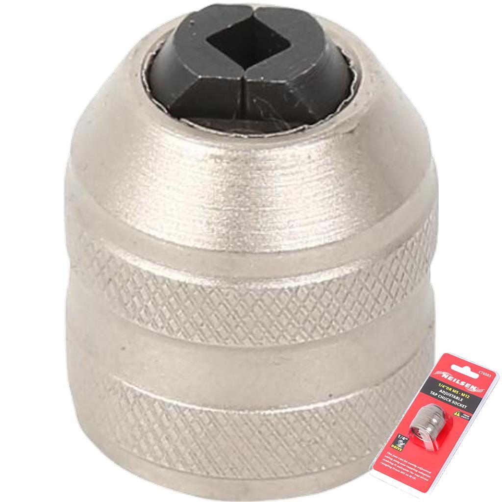 Neilsen Adjustable Interchangeable Tap Wrench Ratchet Chuck Socket