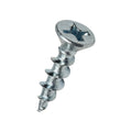 100 Pack #6 X 5/8" Flat Head Phillips Deep Thread Wood Screws, Zinc