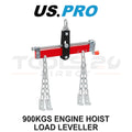 Us Pro Tools 900kg Engine Hoist Load Leveller With Chains For Cranes
