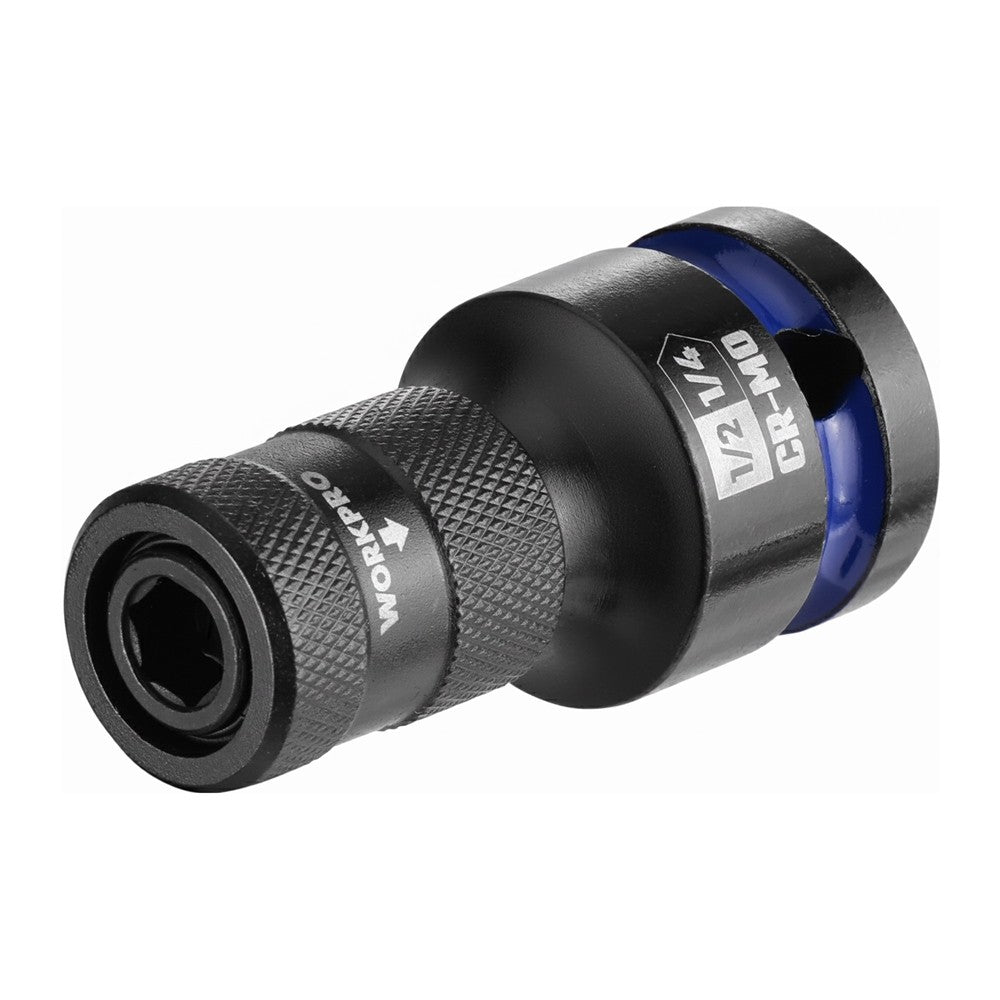 WORKPRO 1/2" to 1/4" Hex Socket Adapter by WORKPRO