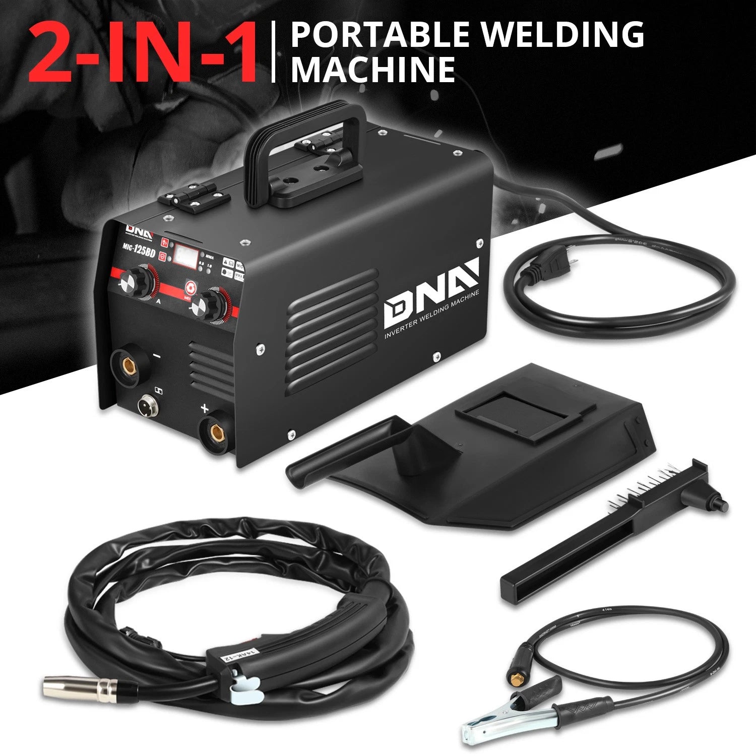 Black 3-in-1 Lightweight Tig/mma/MIG-we<wbr/>lder | Built Supply Co