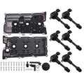 Engine Valve Cover Kit &amp; Coils For Nissan 350Z 3.5L V6 DOHC 2003-2007