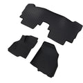 Black TPE Floor Mats Set for Chevrolet Bolt EV 2017-2023 Easy Clean Car Carpet