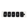 Button Repair Decal For Fiat Croma Fog Light Switch With Vinyl