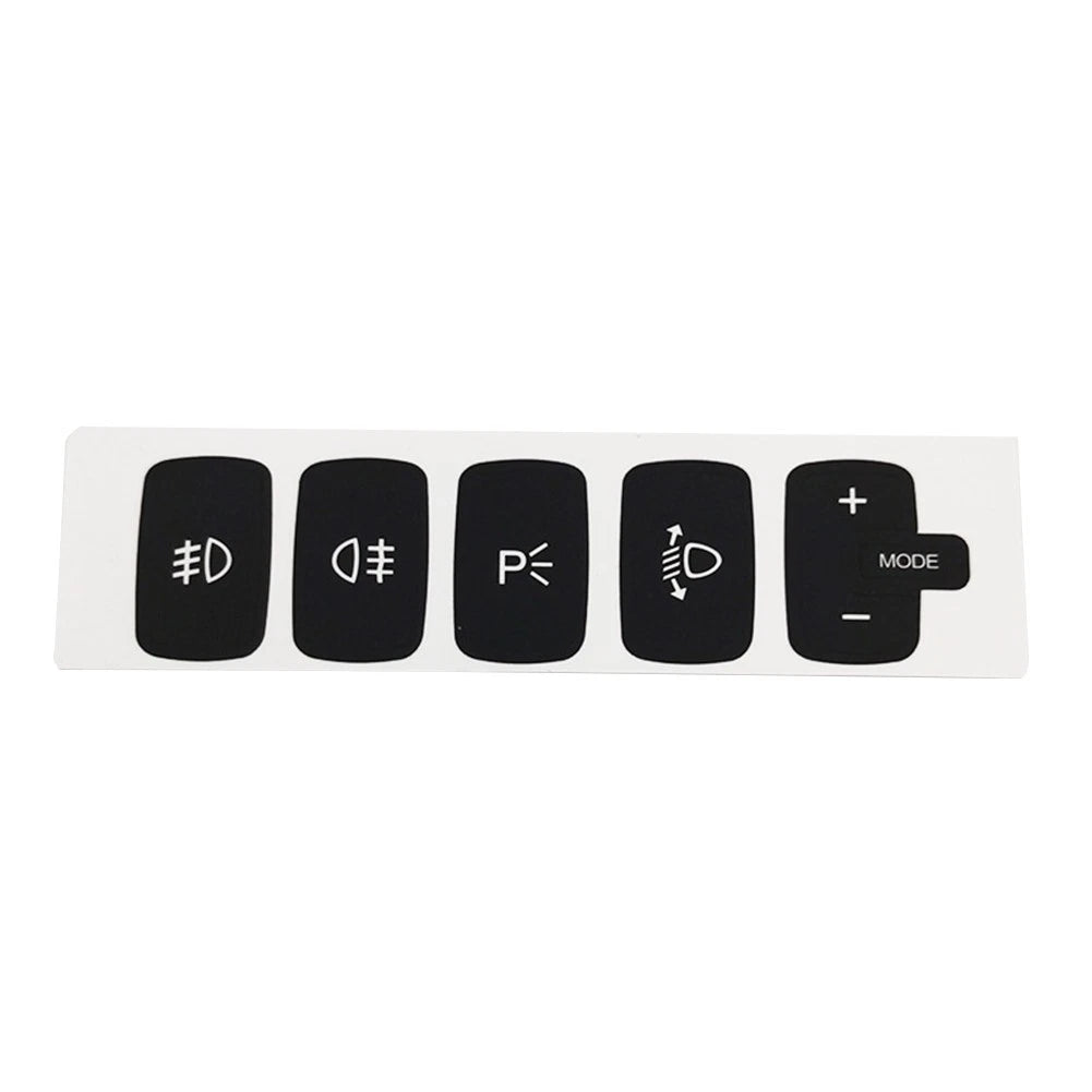 Button Repair Decal For Fiat Croma Fog Light Switch With Vinyl