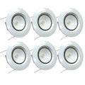 6 Pack 5" Or 6" Led Dimmable Downlight Recessed Light Retrofit 14W