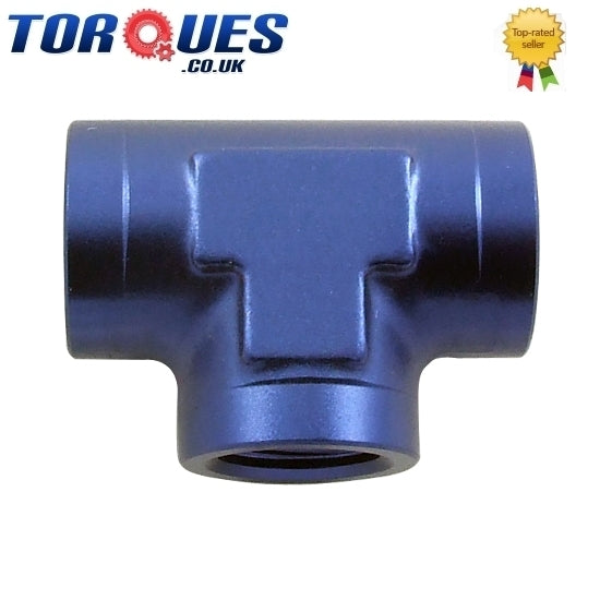 AN -8 (8AN 3/4" UNF) Female Tee T Adapter Fitting