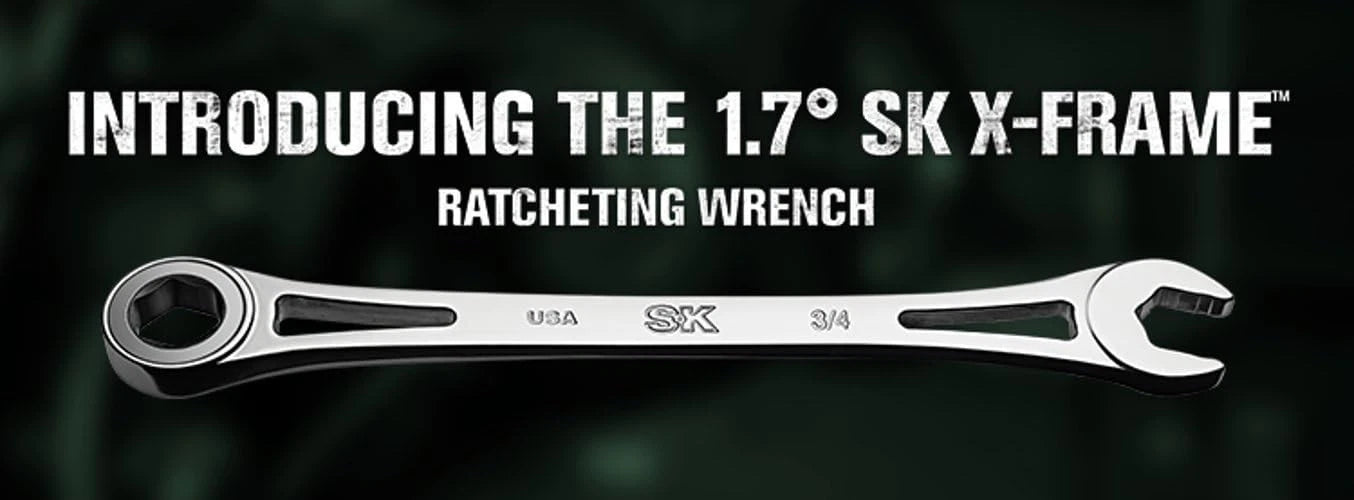Sk Tools X-frame 6pt Metric Combination Wrench Set (80019)