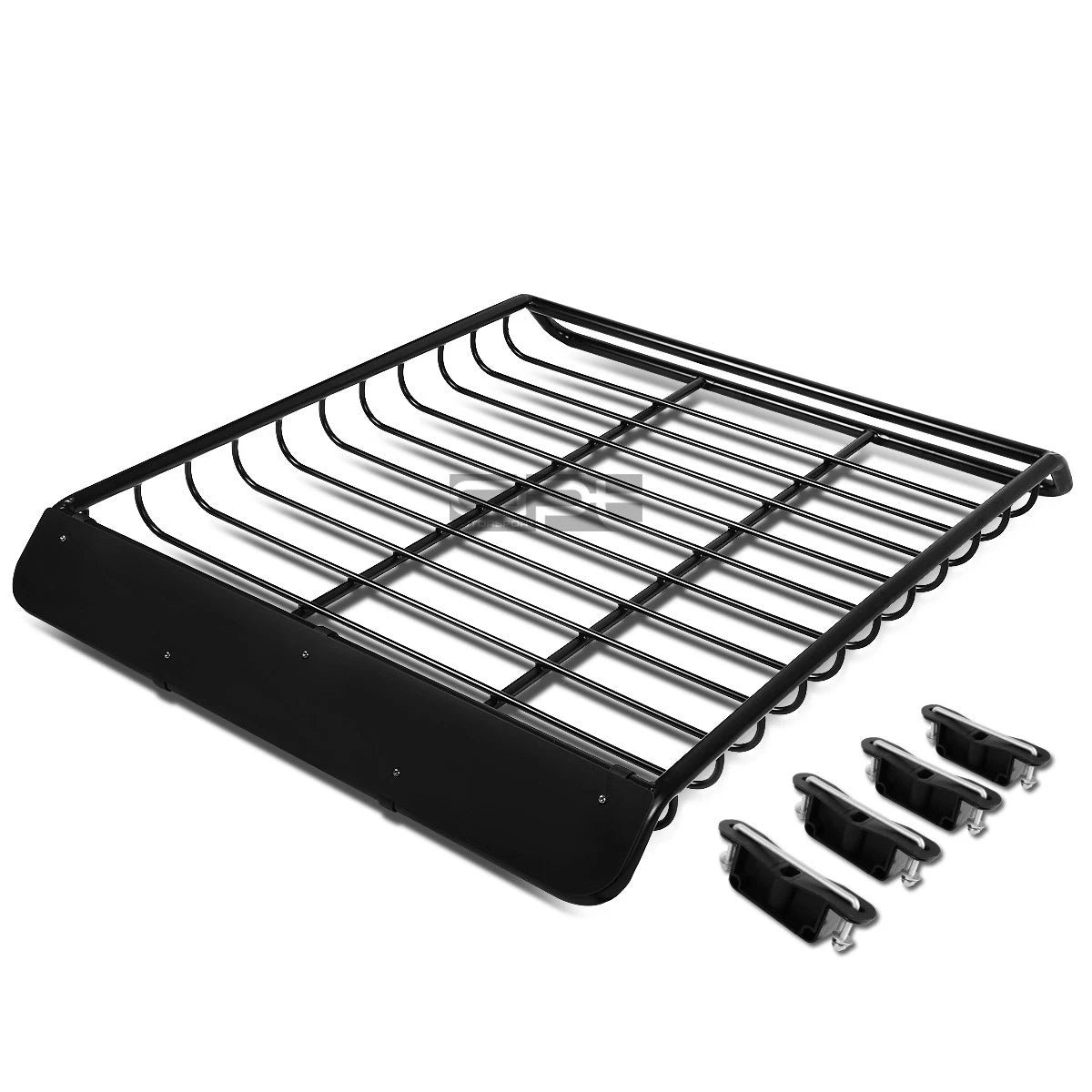53"x43"steel Roof Rack Cargo Luggage Carrier Basket+wind