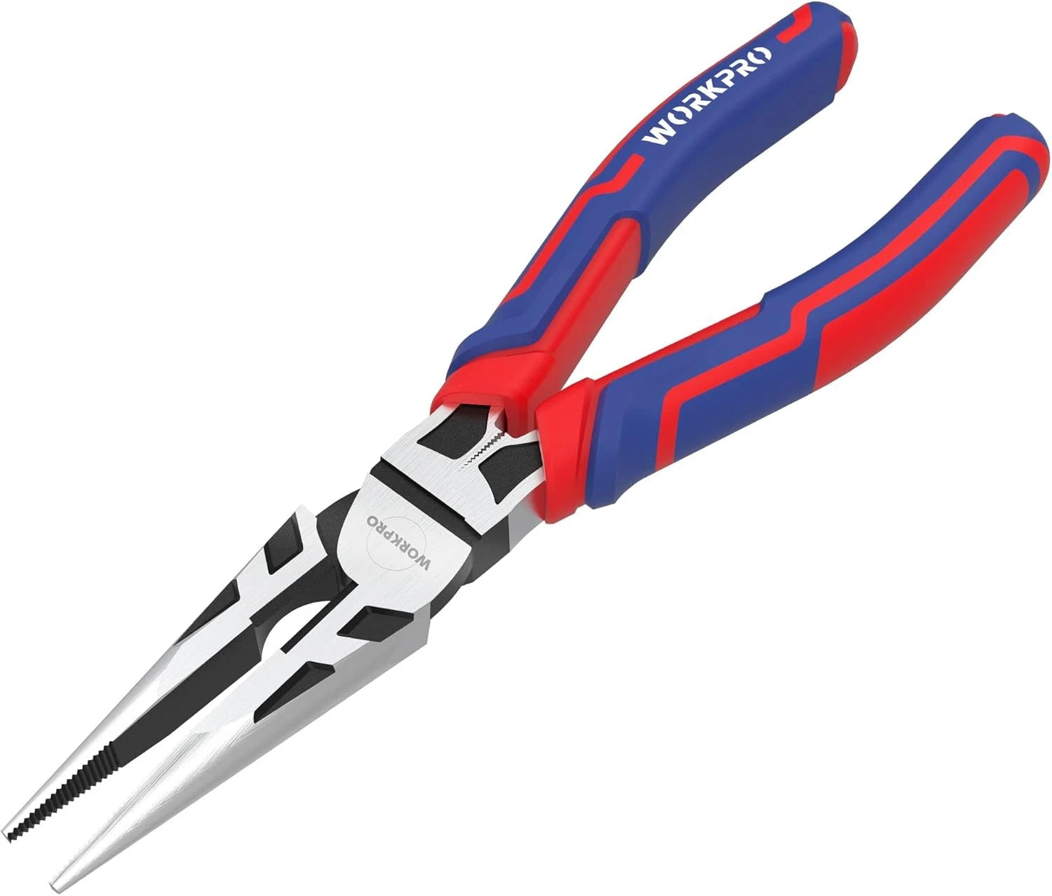 Workpro Premium 8” Needle Nose Pliers Heavy-duty Crv Steel Large Soft